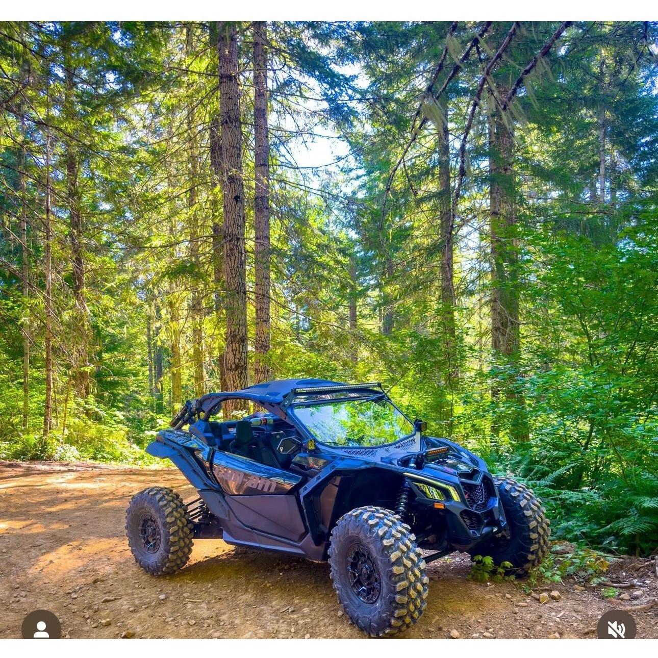 2017-2025 Can Am X3 Full Glass Windshield - Two Vent