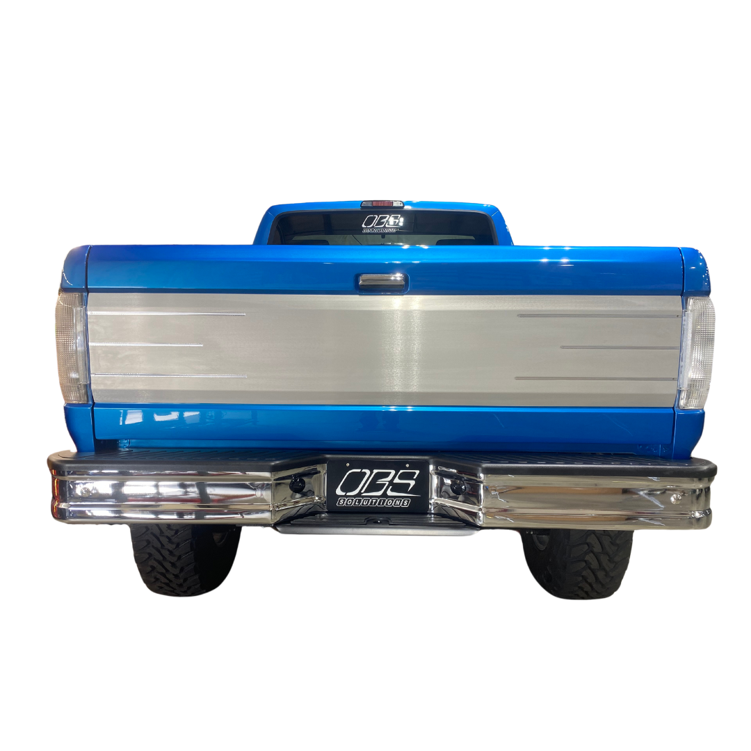 Tailgate Panel with 3 Machined lines
