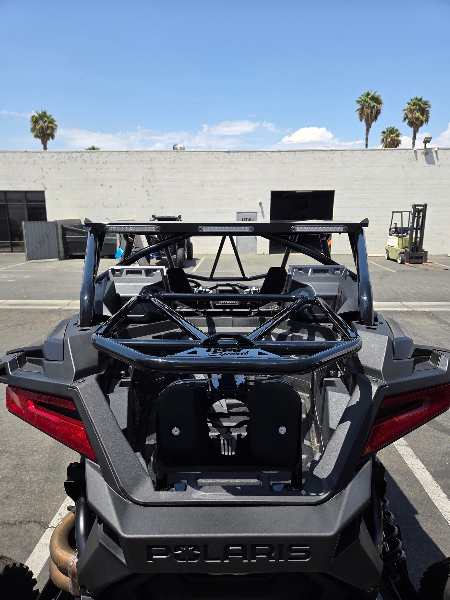 Tire Carrier with shocks for the Polaris Pro R by UTV Speed