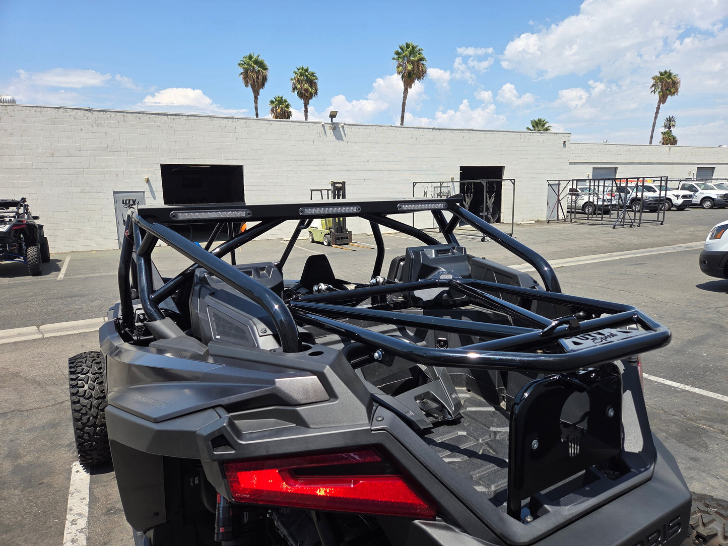 Tire Carrier with shocks for the Polaris Pro R by UTV Speed