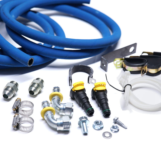 Power Driven 68RFE with Mishimoto Cooler Transmission Cooler Line Replacement Kit 07-09