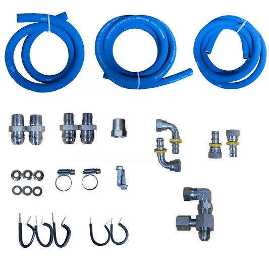 Power Driven 727, 46RH, A518 Transmission Cooler Line Replacement Kit 89-93