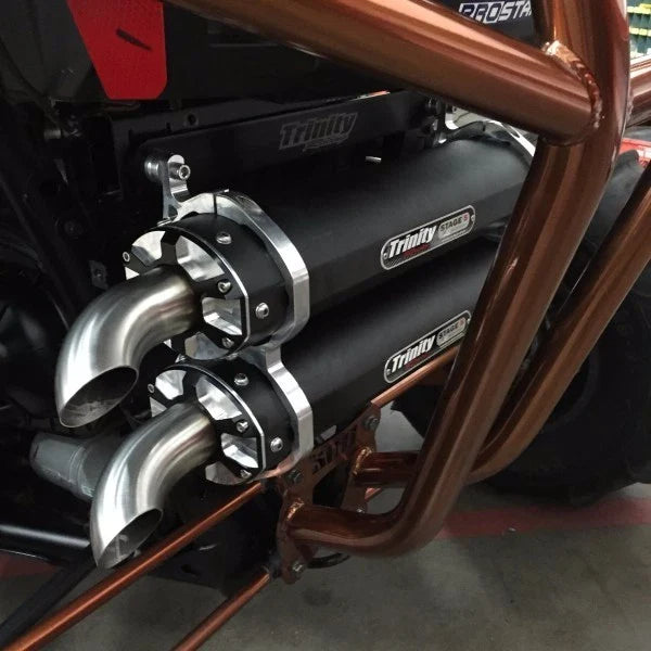 Trinity Racing - 2014-2023 RZR XP 1000 Full System - Black
