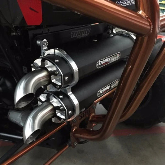 Trinity Racing - 2014-2023 RZR XP 1000 Full System - Black