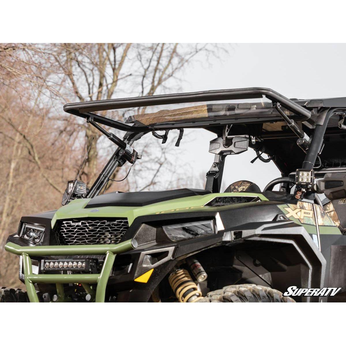 SuperATV 2020+ Polaris General XP 1000 Maxdrive Power Flip Windshield