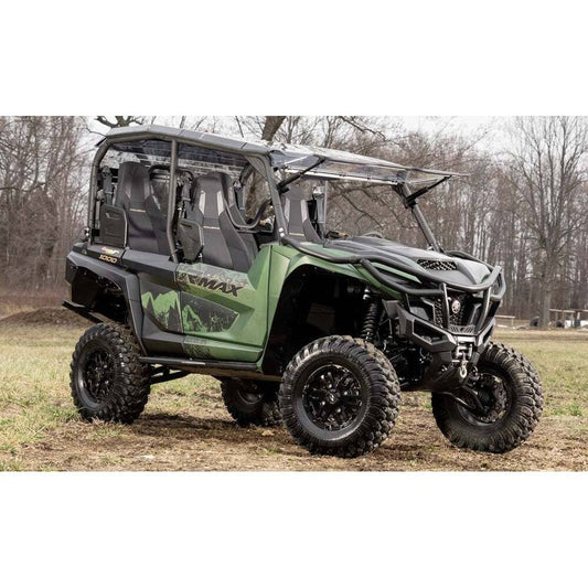 SuperATV - 2021+ Yamaha Wolverine RMAX Max Drive Power Flip Windshield